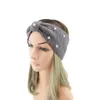 Fasce per capelli in lana con nodo lavorato a maglia per le donne Scaldino invernale Accessori per capelli per ragazze Copricapo Elastico per capelli Fasce sportive Clip Barrettes