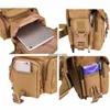 Sac tactique de jambe de baisse de cuisse avec la poche de bouteille d'eau sac de taille en nylon chasse militaire en plein air Camping escalade sacs de Sport Q0721261y