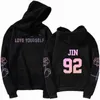 Unisex Hoody KPOP Jimin Hoodies 97 Sweatshirt Love Yourself Kpop voor Casual Harajuku Top 210803