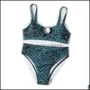 Bikinis Swimming Equipment Sports & Outdoors Women Sexy High Waist Bikini Set Summer Leopard Snake Print Push Up Swimsuits Bandeau Thong Bra