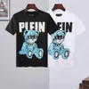 24SS Plein Bear T-shirt Herenontwerper T-shirts Rhinestone Skull Men T-shirts klassieke hoogwaardige hiphop streetwear t-shirt casual top tees pb 16131