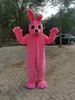 Real Picture Pink Pink Bunny Costumot Costume Fance Outfit Мультяшный персонаж Платье