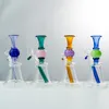 7 polegadas de 14 mm Mini tubos femininos retos Perc narguilos de vidro de vidro de vidro de vidro BONHA EMPLOTEME