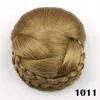 Clip de moño trenzado sintético en moños que simulan la extensión del cabello humano Updo para mujeres Lady Hairstyle SP-159