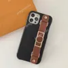 z pudełkiem Fashion Designer etui na telefony dla iPhone 14 14pro 14plus 13 pro max 12pro 11pro Xs XR Xsmax 8 plus skórzana opaska na nadgarstek luksusowy pokrowiec na telefon komórkowy