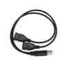 USB 2.0 Extension Cables 1 mannelijke plug op 2 vrouwelijke Socket Line y Splitter Data Cable Power Adapter Converter Cord