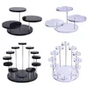 Kupcake Stojak Akrylowy Stojak Na Biżuterię / Ciasto Transparent Desery Rack Wedding Birthday Party Decoration Tools