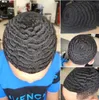 Afro Kinky Curl Toupee Индийские девственные человеческие волосы Замена 4 мм/6 мм/8 мм/10 мм/12 мм/15 мм Полный кружевной блок для чернокожих мужчин Быстрая экспресс-доставка