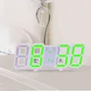 Home Living Inreda 3D Stora LED Digital Väggklocka Datum Tid Electronic Display Table Alarm Decor 211.110