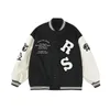 Mannen Jassen Hip Hop Borduren Baseball Jas Wilde Kleuraanpassing Goth Bomber Mannen Harajuku College Varsity Vrouwen 3xb3