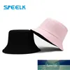 New Unisex Sun Hats Women Summer Double Side Bucket Hat Men Pure Color Panama Fedoras Outdoor Fisherman Hat Visor Basin Cap Factory price expert design Quality Latest