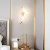 Modern Light luxury LED wall lamp Little bird 110V 220V bracket light for bedside bedroom living room loft decoration fixture 210724