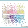 Nail Salon Health Beauty Nail Art Decorazioni Colorful Flower Slice Design Decoration 3D Manicure Gemstone Glitter Supplies Aessories Sequi