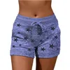 Stripe Star Print Fashion Women's Shorts Summer Yoga Running Sport Gym Shor Pants Woman Clothing Will and Sandy