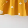 유아 키즈 아기 소녀 어린이 옷 가을 겨울 긴 플레어 슬리브 폴카 도트 인쇄 드레스 공주 드레스 여자 복장 LJ200923 170 Z2