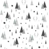 Nordic Forest Geometric Deer Triangle Wall Stickers for Kids Room Kindergarten Classroom Wall Decoration Posters Art Home Decals 210705