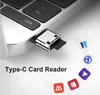 Type C to TF Adapters OTG Card Reader Mobile Phone Memory Cards Reader USB Adapter for PC Laptop