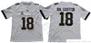 NCAA UCF Knights College Fotbollslitage # 18 Shaquem Griffin Jersey Black White AAC Stitched University of Central Florida Sm.Griffin Jerseys