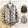 Winter new men's light down jacket short bright coat white duck down warm winter clothing waterproof and windproof jackets G1115