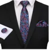 Mens Pink Ties Casual Tie Set Neck Silk High Quality Men Hanky Cufflinks Set Szl0O243d