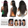 Synthetic NONE Lace Front Wigs 3x Box Twist Braids Wigs Straight Braided Wig 24inch Black Synthetic Wig