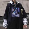 Anime Demon Slayer Felpe con cappuccio Shinobu Kocho Pullover Costume Cosplay Capispalla unisex Top H1227