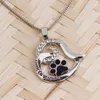 Pendant Necklaces Mother's Day Necklace Always Is My Heart Love Dog Claw