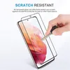 Voor Samsung S23 Unltra schermbeschermer Case vriendelijke 3D gebogen anti-scatch ultra slank gehard glas met voor Galaxy S22 S21 Ultra retailpakket izeso