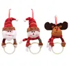 Christmas Decorations Pendant Creative El Shopping Mall Clothes Napkin Ring Home Towel Three Piece Set