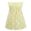 Ny ankomst sommar europa stil tjejer klänningar 100% bomull prickar Kids kortärmad Pricess Party Flora Mode Barnkläder Q0716