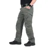 Мужские брюки города Тактические мужские Мультинациональные Грузовые Военные боевые хлопчатобумажные Хэки Черные брюки Swat Army Случайные брюки Поход