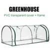 Greenhouse Portable Mini Tunnel Warm Room PVC Transparent Plant Cover for Indoor Outdoor Gardens Vegetable Plant Seeds Growing