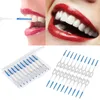 Cure-dents dentaire jetable, soins buccaux, brosse interdentaire, Double tête de fil dentaire pour adultes, vente en gros