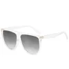 Luxury Sunglasses Lady Retro Vintage Flat Top Oversized Space Pilot Brand Designer Big Black Shadow For Women UV400
