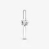 100% 925 Sterling Silver Celestial Sparkling Star Solitaire Ring For Women Wedding Rings Fashion Engagement Jewelry Accessories2552