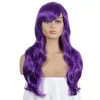 27 Inches 70cm Long Cosplay Synthetic Hair Wigs in 11 Colors Wave perruques de cheveux humains KW-70