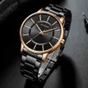 Curren montres à Quartz minces simples pour hommes horloge en acier inoxydable d'affaires classique Relogio Masculino Q0524