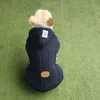 Abbigliamento per cani Moda lavorato a maglia cucciolo maglione maglione vestiti per animali domestici per piccolo cappotto cagnolino caldo costume giacca camicia1343099
