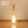 Japanische Bambuslampe Boden Tatami Chinesische Zen Teestube Lichter Nordic Wohnzimmer Schlafzimmer Studie Vertikale Angellampen