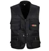 Men's Vests Vest Men Army Green Waistcoat Multi-pocket Travel Or Work Wear Sleeveless Jacket Plus Size246J