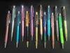 Writing Gift DIY Empty Tube Metal Ballpoint Pens Self-filling Floating Glitter Dried Flower Crystal Pen Ballpoint Pens 15 Color