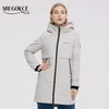 MIEGOFCE femmes veste matelassée manteau dames coupe-vent vestes pour grande Parka genou longueur imperméable mat matériel 210923