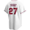 2021 Personnalisé 27 Maillot Mike Trout 17 Shohei Ohtani 6 Anthony Rendon 25 Dexter Fowler 37 Maillots de baseball Dylan Bundy