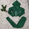 TrackSuits من قطعتين من مجموعة النساء مجموعات المسارات للنساء مهرجان الخريف شتاء أعلى+بانت بدلات 2 CB مطابقة T200831