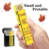 골드 덩어리 USB 충전식 담배 가벼운 담배 라이터 터치 감지 스위치 전자 가벼운 방풍 불꽃