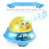 Bath Toys Baby Electric Induction Sprinkler Ball with Light Music Water Play Bathing Funny Infant for Children Kids 210712