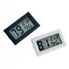 أسود / أبيض صغير الرقمية LCD البيئة ميزان الحرارة الرطوبة الرطوبة درجة الحرارة متر