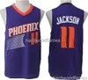 Stitched #11 Jackson Orange White black Purple Embroidered Basketball Swingman custom men women youth basketball jersey XS-5XL 6XL