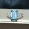 Oevas 7 karaats hoge koolstof diamant mousserende zirkoon trouwringen voor vrouwen topkwaliteit 100 925 sterling zilveren feestjuwelen 2205744348