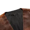 Мужские жилеты мужской костюм жилет V шеи замшевая искусственная кожа однобортное стройное подходит для мужчин без рукавов формальный повседневный жилет 2021